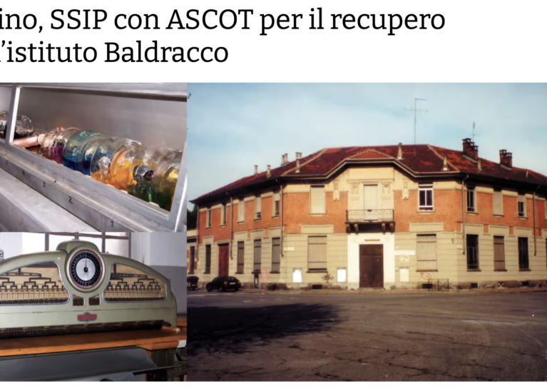 Torino, SSIP con ASCOT per il recupero dell’istituto Baldracco
